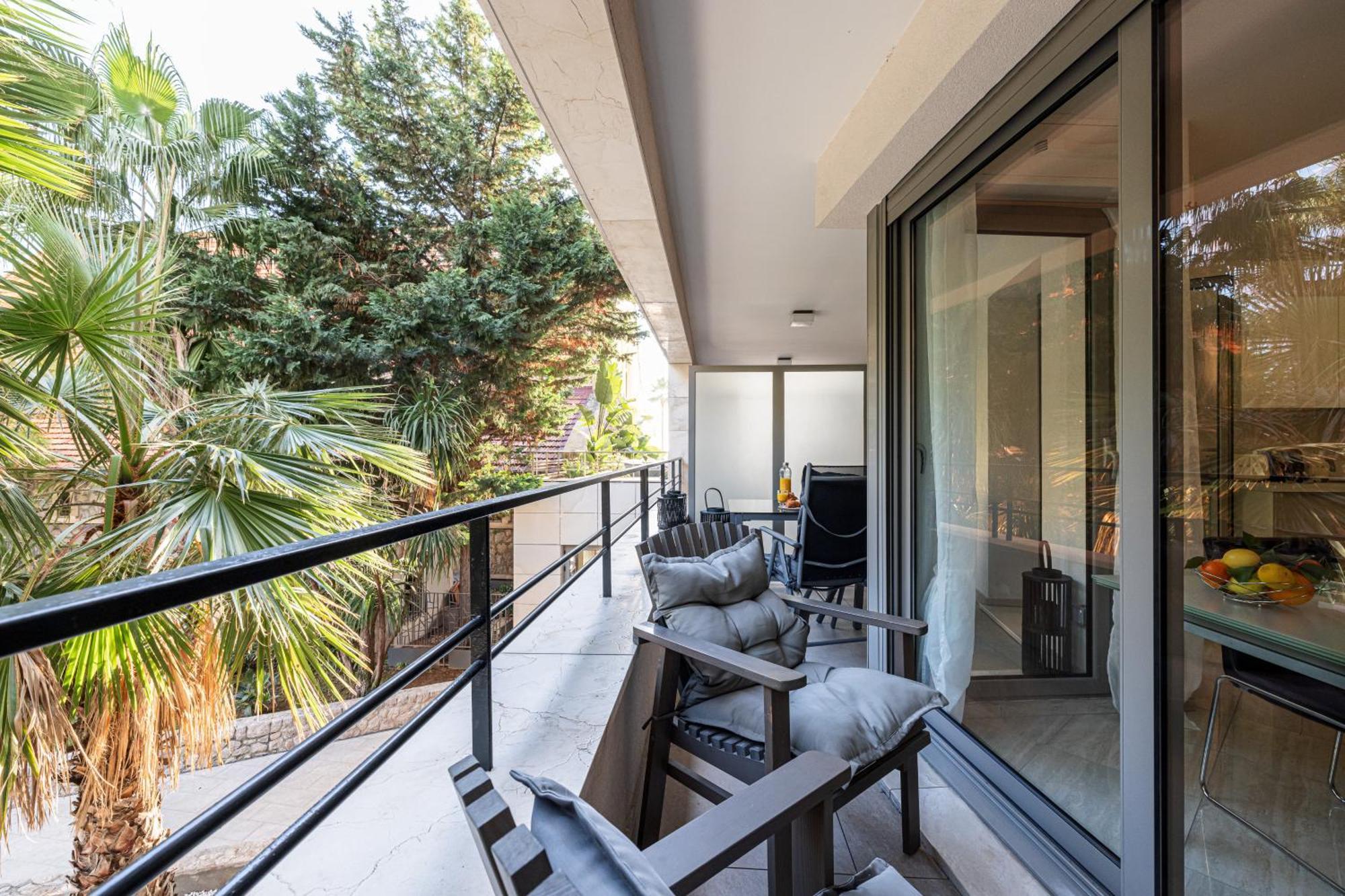 Studio Centre Terrasse Climatisation 50M Plage Ментона Экстерьер фото